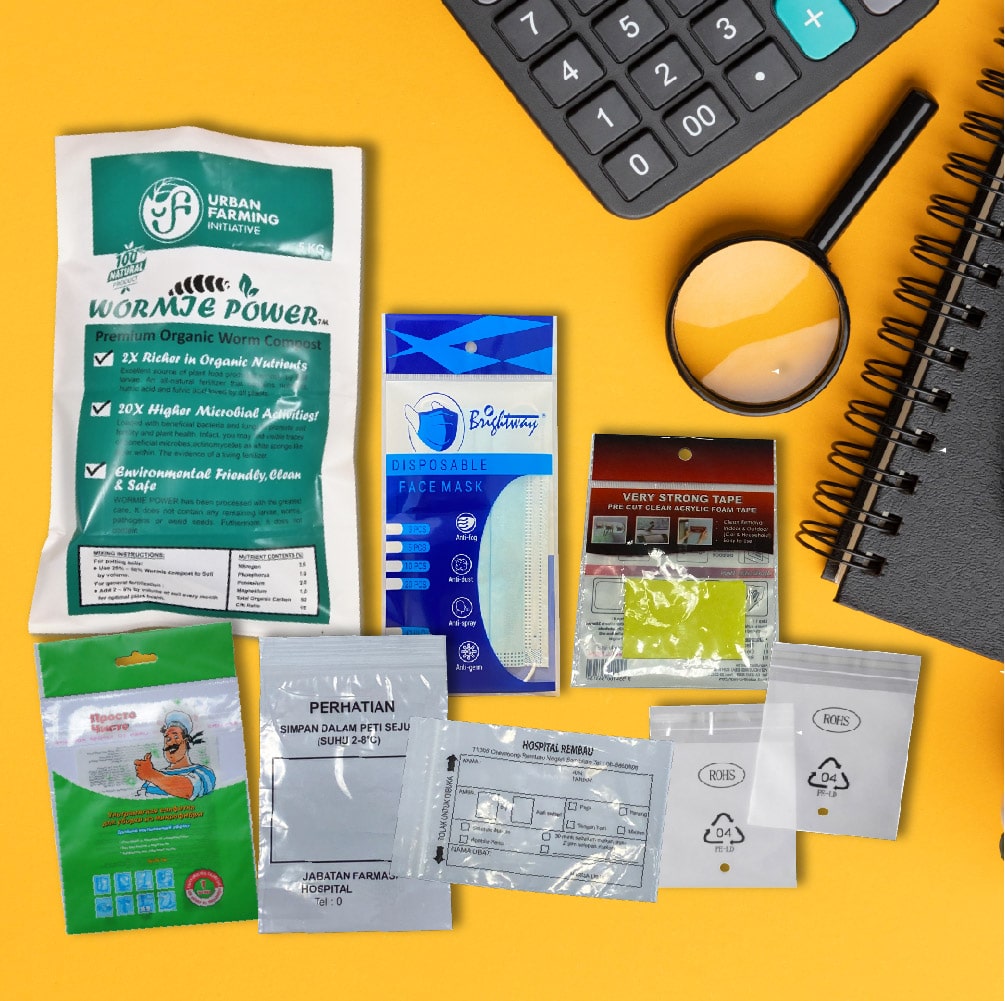 Security bag void tape tamper evident pouch Singapore