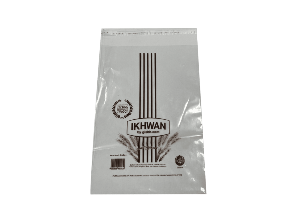 Self-adhesive OPP plastic bag for retail display packaging
