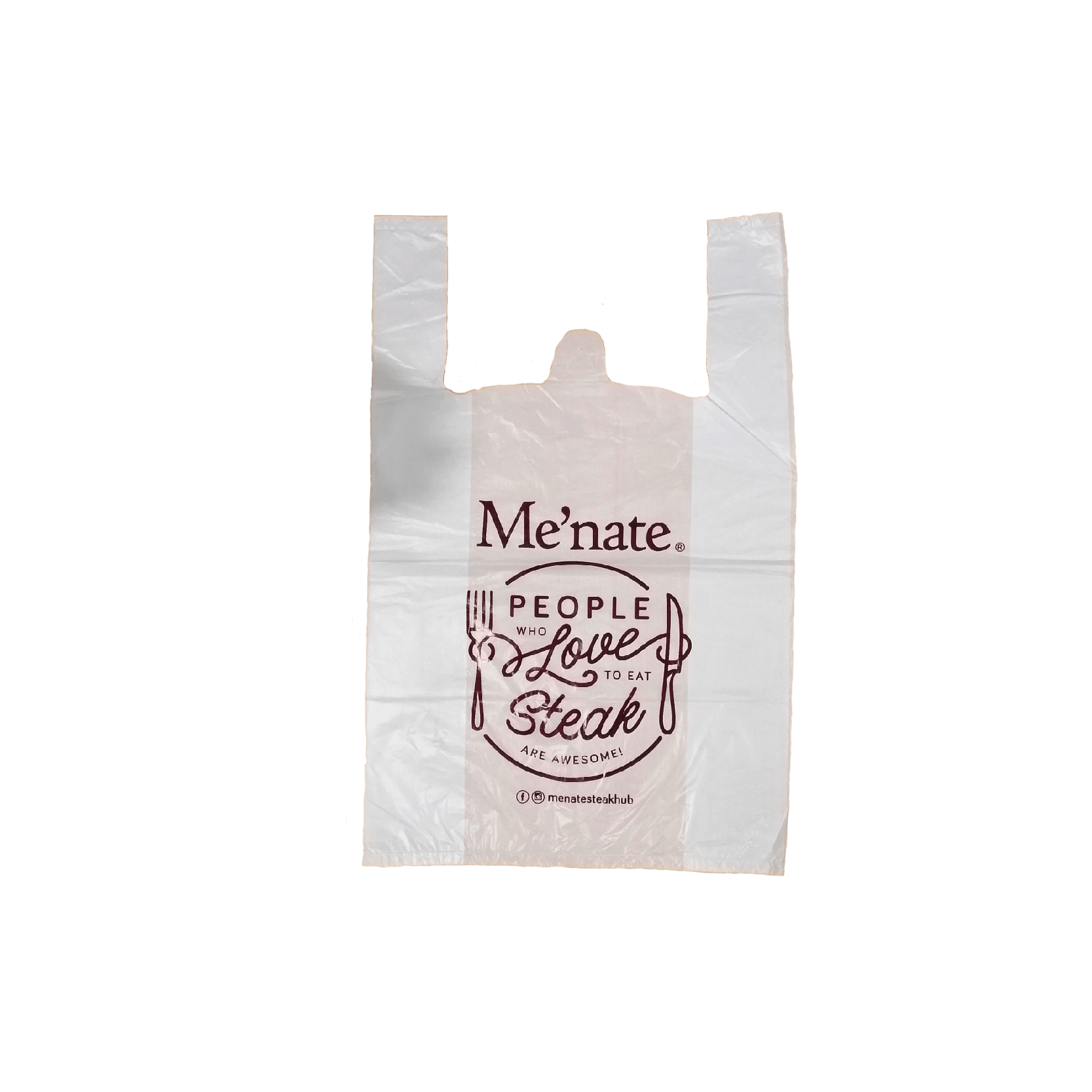 Singlet plastic bag T-shirt bag custom printed Singapore