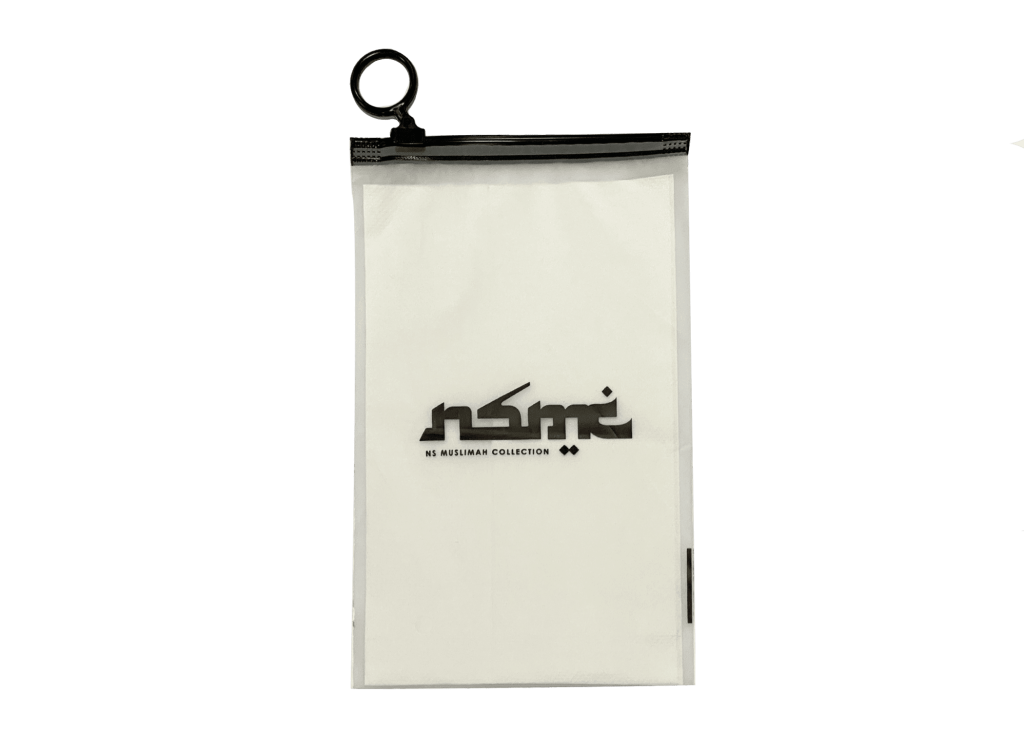 Transparent slider top bag for product visibility display