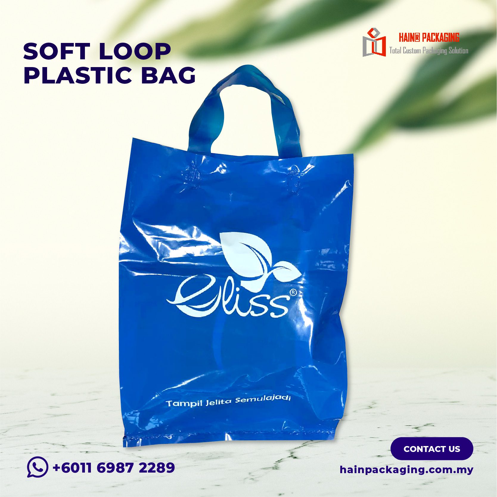 Soft loop plastic bag handle bag shopping Singapore